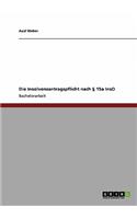 Die Insolvenzantragspflicht nach § 15a InsO
