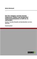 Eine der ruhigsten und dem Gesetze folgsamsten Städte[.] des Königreichs? Sicherheitsinstitutionen in Fürth im 19. Jahrhundert