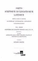Evagrius Altercatio Legis Inter Simonem Iudaum Et Th: (45 Corpus Scriptorum Ecclesiasticorum Latinorum)