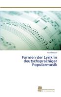 Formen der Lyrik in deutschsprachiger Popularmusik