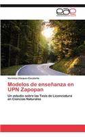 Modelos de enseñanza en UPN Zapopan