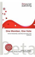 One Member, One Vote: (English)