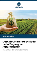 Geschlechterunterschiede beim Zugang zu Agrarkrediten