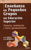 Ensenanza en pequenos grupos en educacion superior/ Teaching In Small Groups in Superior Education: Tutorias, Seminarios Y Otros Agrupamientos