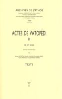 Actes de Vatopedi. III