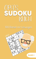 Sudoku Buch -100 Rätsel mit Lösungen - Band 1 - Leicht: Großes Rätselheft für Senioren - Spiele für Senioren mit Demenz - Entspannung Geschenk für Opa