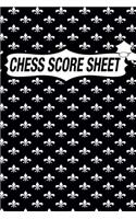 Chess Score Sheet