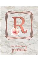Low Vision Paper Journal