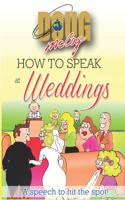 How To Speak At Weddings