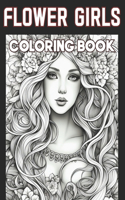 Flower Girls Coloring Book