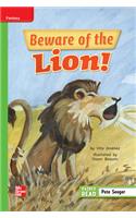 Reading Wonders Leveled Reader Beware of the Lion!: Beyond Unit 6 Week 1 Grade 1: (Elementary Core Reading)