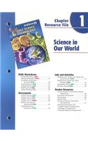 Indiana Holt Science & Technology Chapter 1 Resource File: Science in Our World