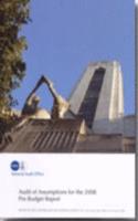Audit of assumptions for the 2008 pre-budget report: (2007-08 1150 House of Commons Papers)