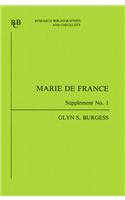 Marie de France: An Analytical Bibliography Supplement No 1