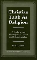 Christian Faith as Religion
