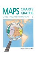 Maps, Charts and Graphs, Level E, Transparencies with Teacher Guide