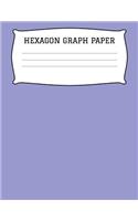 Hexagon Graph Paper: A 8.5x11 Inch Matte Softcover Paperback Organic Chemistry Notebook Journal With 120 Pages - Small Hexagonal Graph