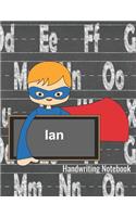 Handwriting Notebook Ian