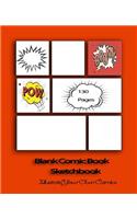 Blank Comic Book Sketchbook