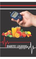 Diabetes Logbook - Daily Log - 120 Pages 6x9