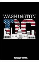 Washington DC Notebook/Journal: 110 Pages 6 x 9
