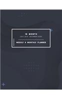 18 Month Weekly & Monthly Planner: July 2019 - December 2020 Student Daily Planner Schedule Organizer Agenda Calendar Planner Personal Journal