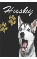 Husky: Husky Notebook, Journal, Diary size 6x9