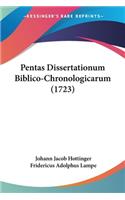 Pentas Dissertationum Biblico-Chronologicarum (1723)
