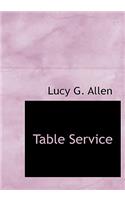 Table Service