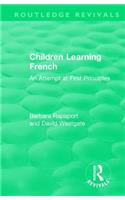 Children Learning French