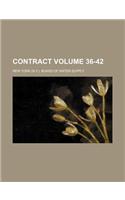 Contract Volume 36-42: (English)