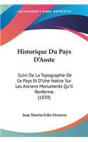 Historique Du Pays D'Aoste