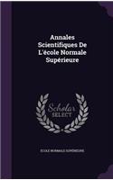 Annales Scientifiques De L'école Normale Supérieure