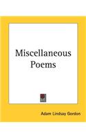 Miscellaneous Poems