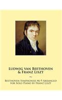 Beethoven Symphonies #6-9 Arranged for Solo Piano by Franz Liszt