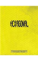 Hexagonal Graph Paper Notebook 1 cm hexagons - 160 pages