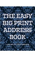 The Easy Big Print Address Book