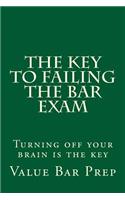 The Key to Failing the Bar Exam: Turning Off Your Brain Is the Key