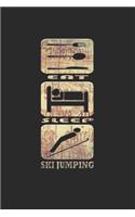 Skispringen Notizbuch