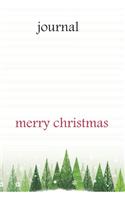 merry christmas journal