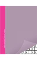 Challenge Your Thinking Sudoku: Pink Mauve Minimalist Cover Sudoku Puzzle Books For Adults 3 Levels Easy Medium And Hard - Minimalism Activity Puzzle Book For Those On The Sudoku P