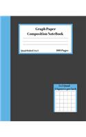 Graph Composition Notebook 5 Squares per inch 5x5 Quad Ruled 5 to 1 100 Pages