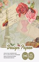 Vintage Travel Scrapbook Paper