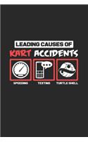 Kart accidents: 6x9 Kart Racing - blank with numbers paper - notebook - notes