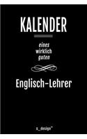 Kalender für Englisch-Lehrer: Immerwährender Kalender / 365 Tage Tagebuch / Journal [3 Tage pro Seite] für Notizen, Planung / Planungen / Planer, Erinnerungen, Sprüche