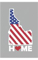 Home: Idahome! Show your pride for Idaho with this 120 lined paged journal/notebook.