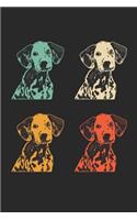 Dalmatian Notebook - Vintage Dalmatian Journal - Dalmatian Diary