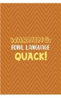 Warning
