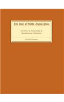 The Index of Middle English Prose, Handlist X