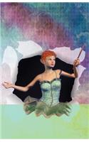 Fairy Surprise Popout Journal Notebook, College Ruled: 100 Sheets / 200 Pages, 5.5